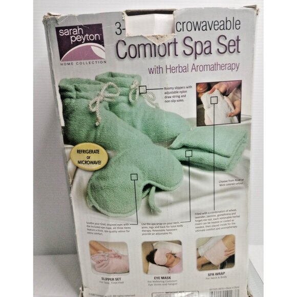 SARAH PEYTON 3 PIECE PINK  MICROWAVEABLE COMFORT SPA HERBAL AROMATHERAPY NEW - Picture 3 of 11